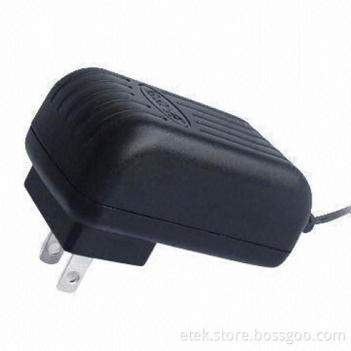 Switching Power Adapter with US AC Plug and 12W Output Power, 47 to 63Hz Input Frequency